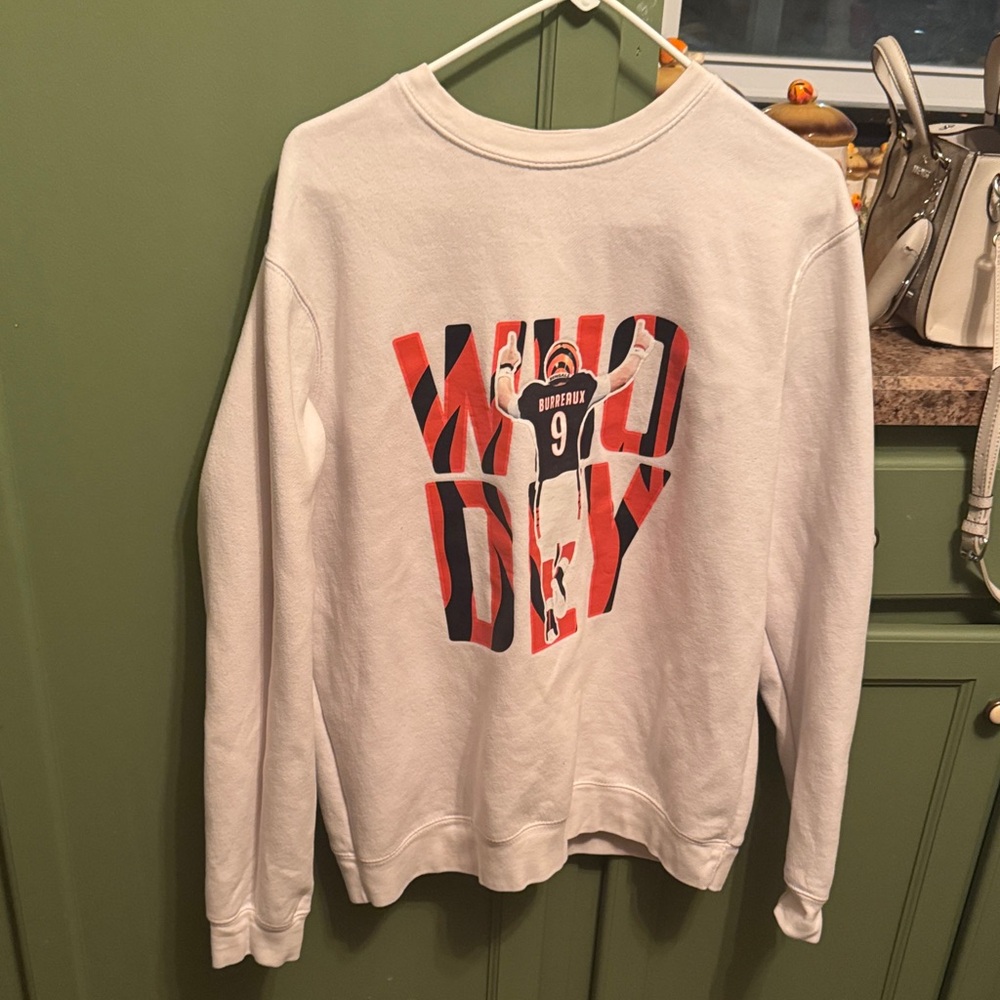 Joe Burrow “Who Dey” Sweatshirt